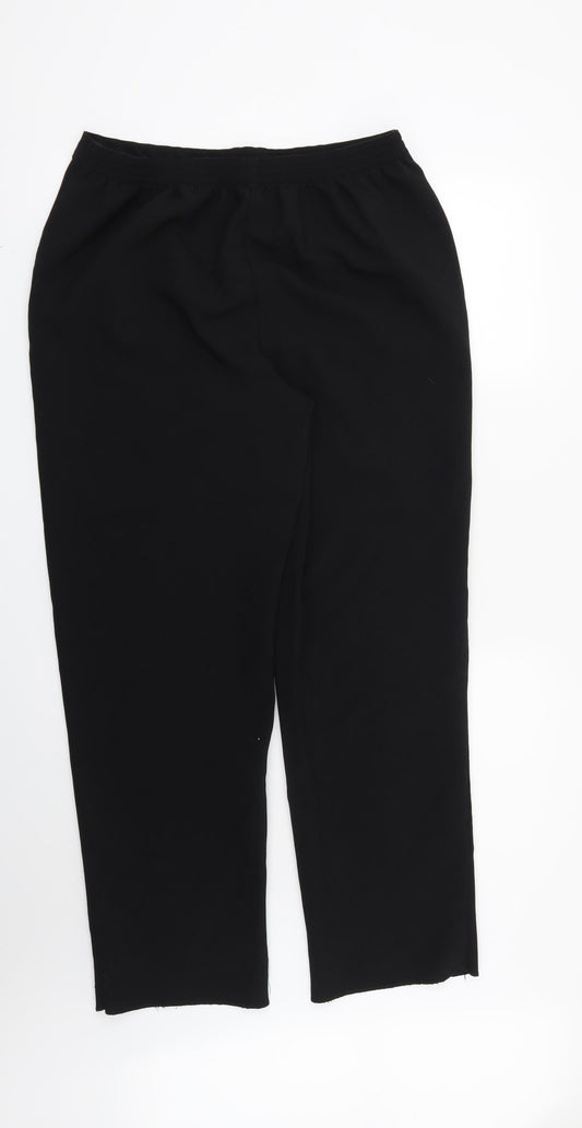 ISLE Womens Black Trousers Size 14 L29 in