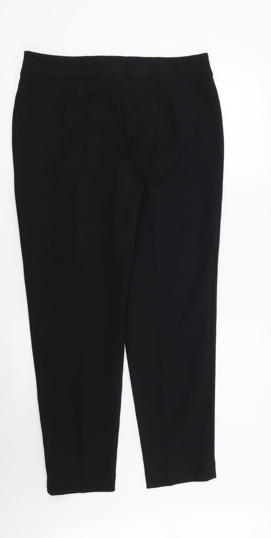 George Womens Black Trousers Size 12 L29 in