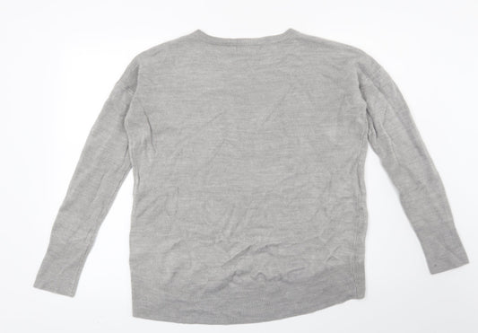 Primark Womens Grey Pullover Jumper Size 10