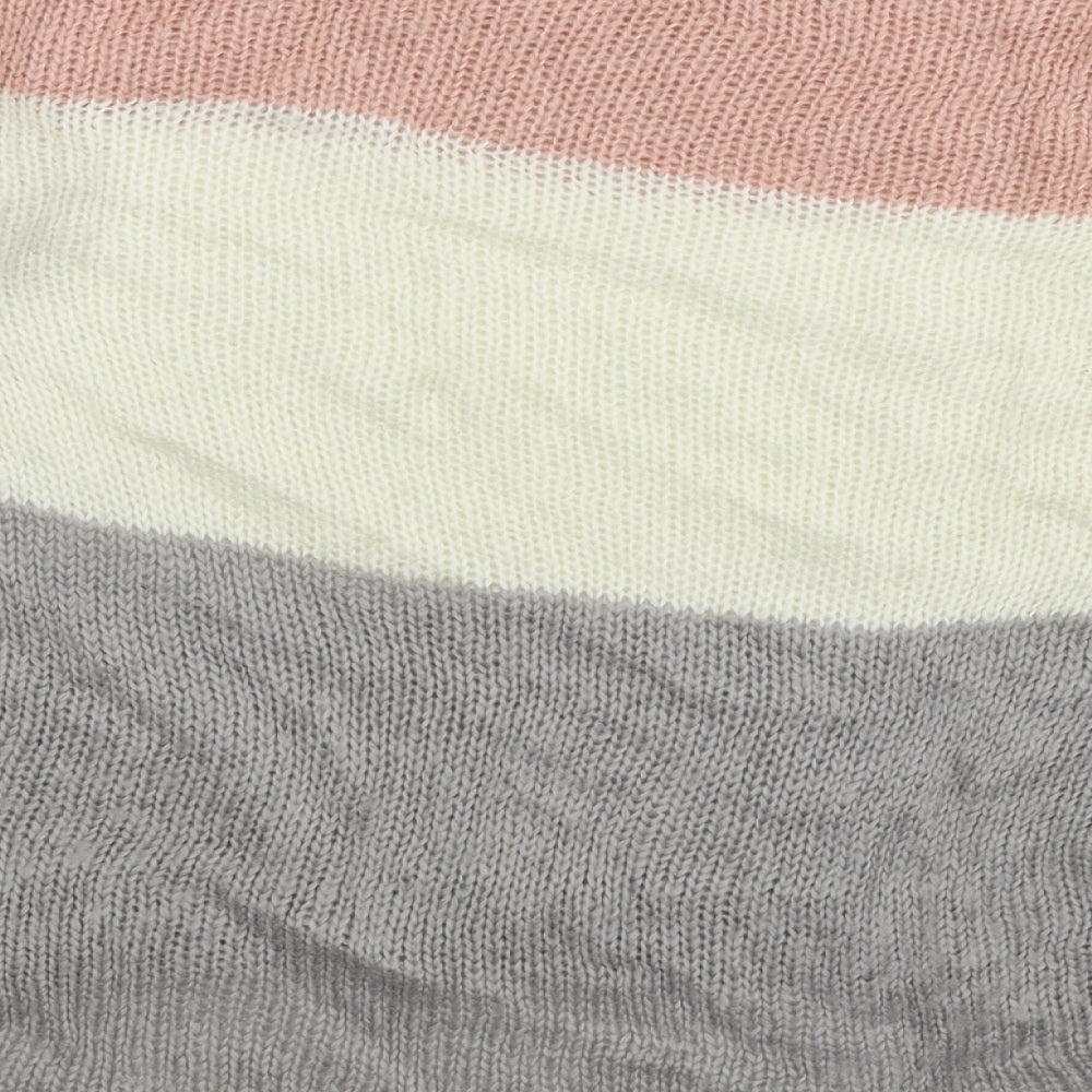 Select Womens Multicoloured Knit Pullover Jumper Size 14