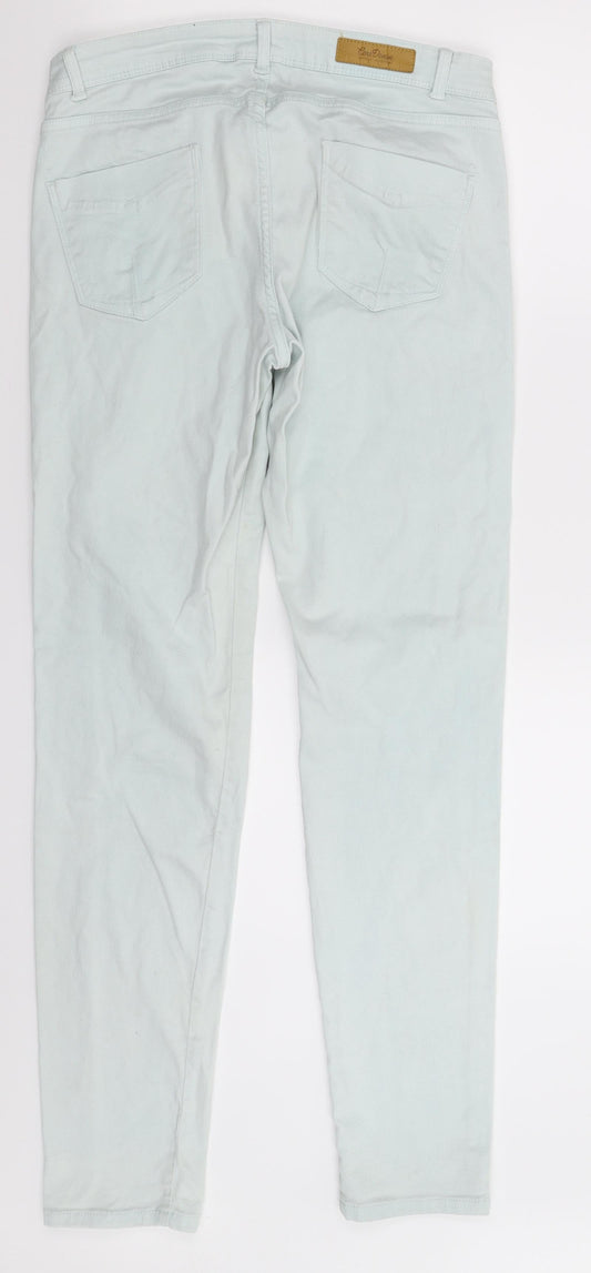 Zara Womens Blue Denim Skinny Jeans Size 12 L32 in