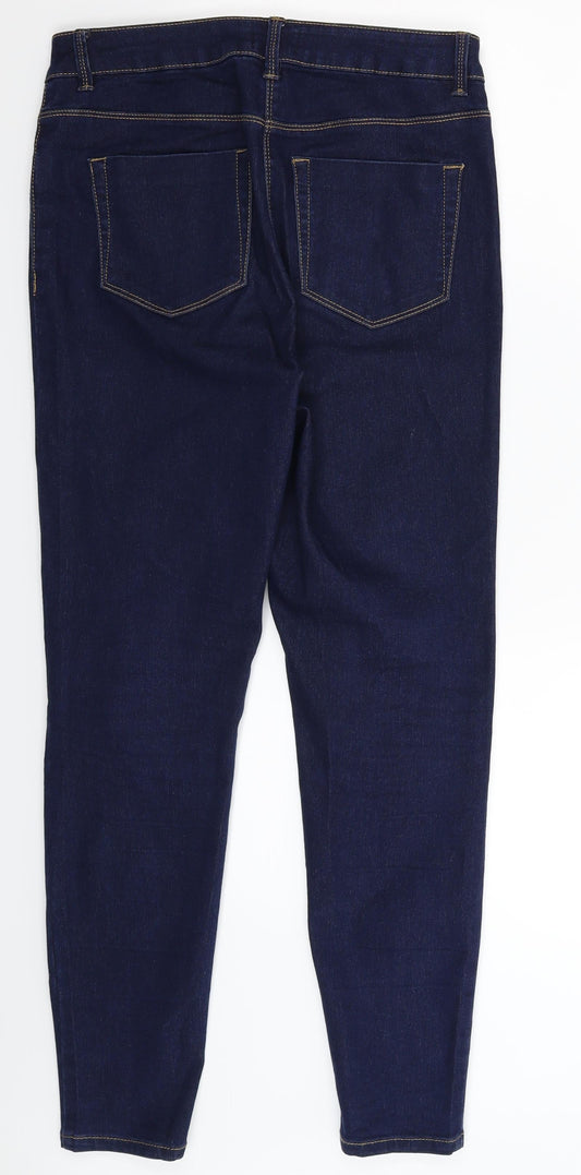 Womens UK Size 10 Papaya Extra-Slim Fit Skinny Blue Jeans