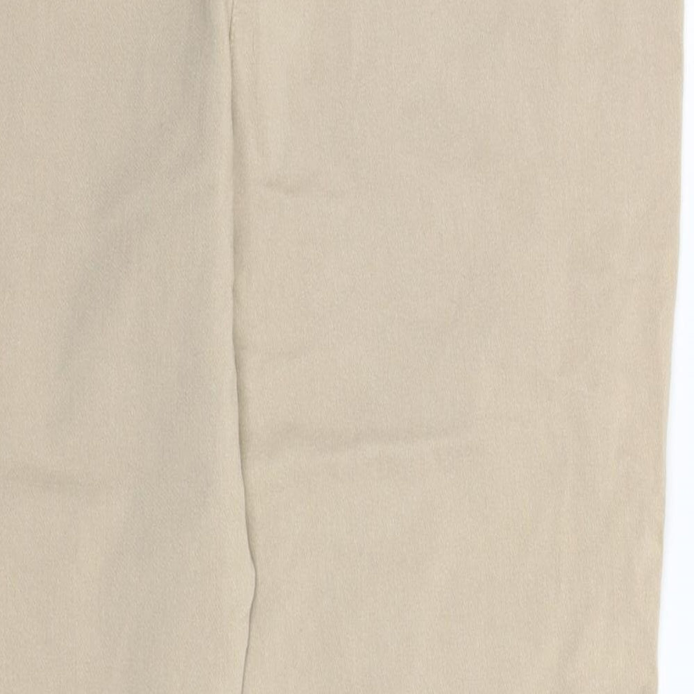 George Womens Beige Trousers Size 14 L24 in