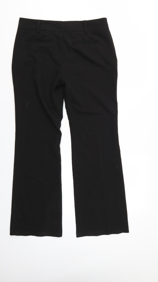 TU Womens Black Trousers Size 12 L28 in