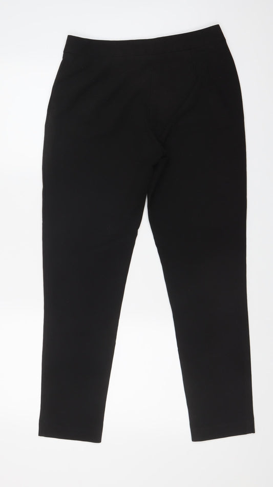 New Look Womens Black Trousers Size 8 L27 in