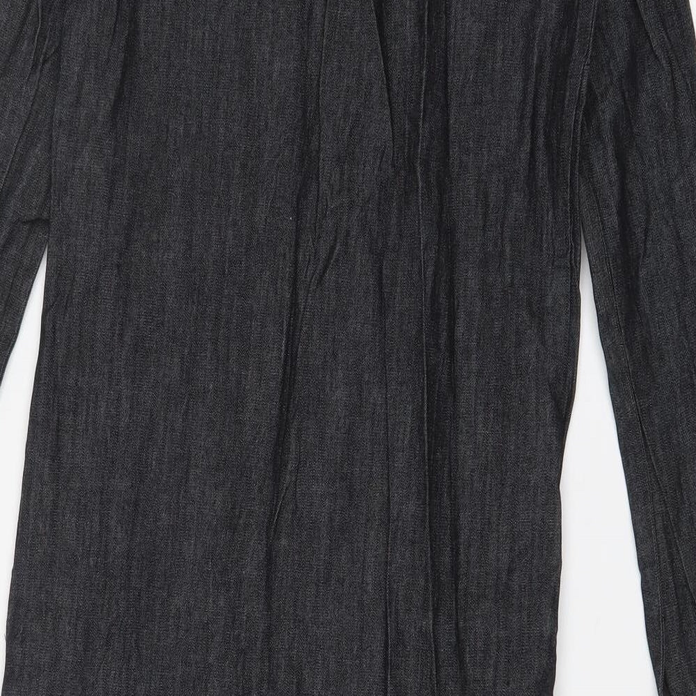 Boohoo Womens Black T-Shirt Dress Size 6