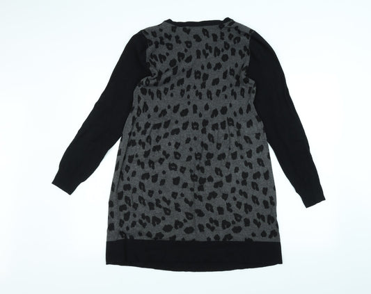 George Womens Black Basic T-Shirt Size 14