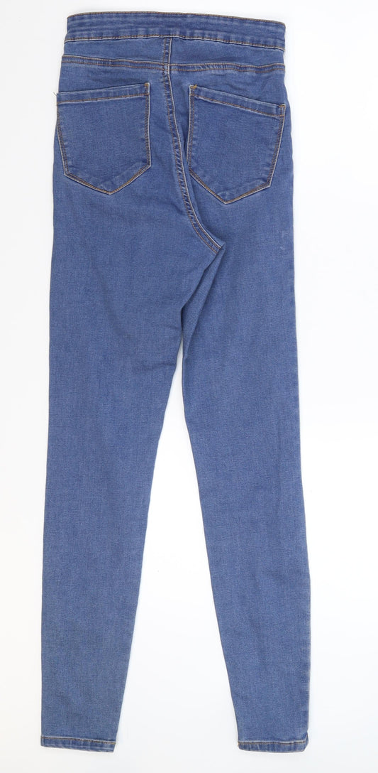 Denim Co Womens Blue Denim Jegging Jeans Size 6 L28 in