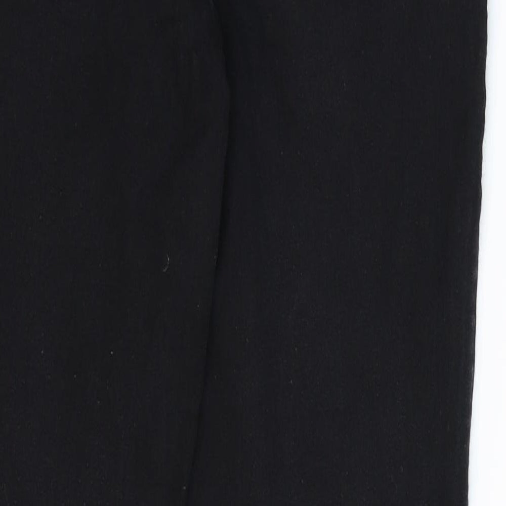 Denim Co Womens Black Denim Jegging Jeans Size 6 L28 in