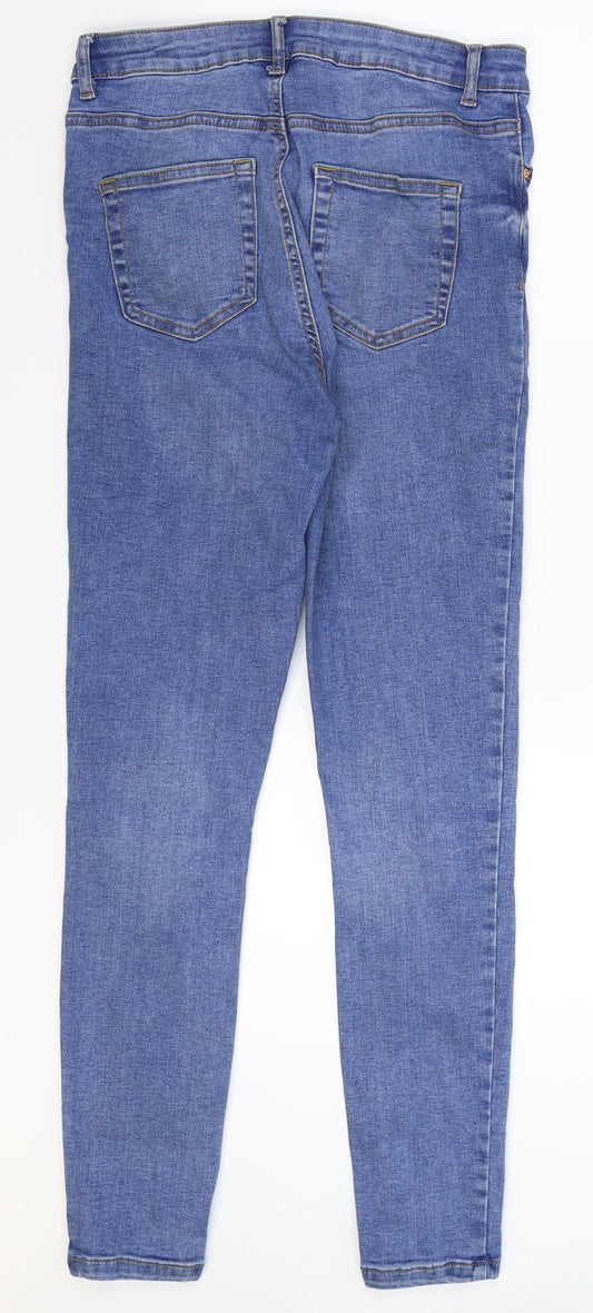 Denim Co Womens Blue Denim Skinny Jeans Size 10 L28 in