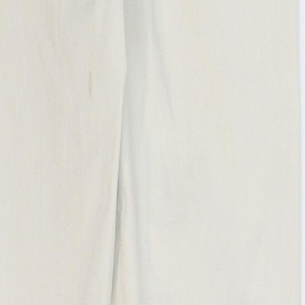 Topshop Womens White Denim Jegging Jeans Size 28 in L30 in