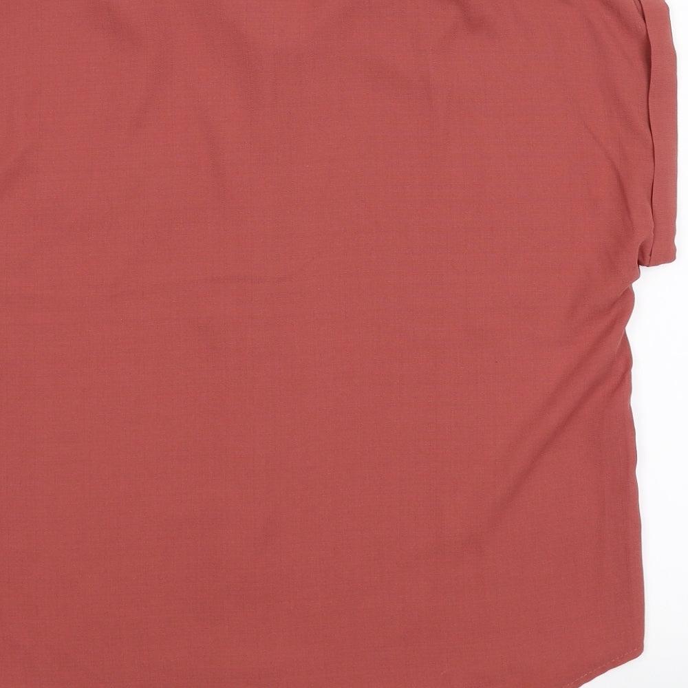 Womens UK Size M SheIn Pink Basic Blouse