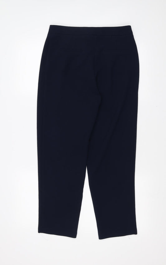 Topshop Womens Blue Trousers Size 10 L26 in