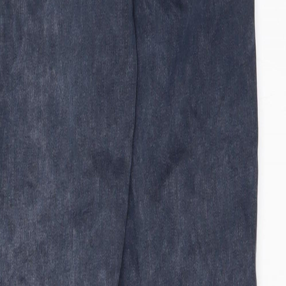 Topshop Womens Blue Denim Skinny Jeans Size 25 in L30 in