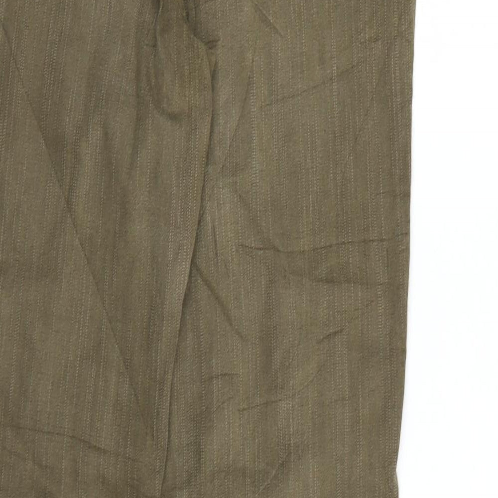 Vunic Womens Green Denim Bootcut Jeans Size 32 L32 in