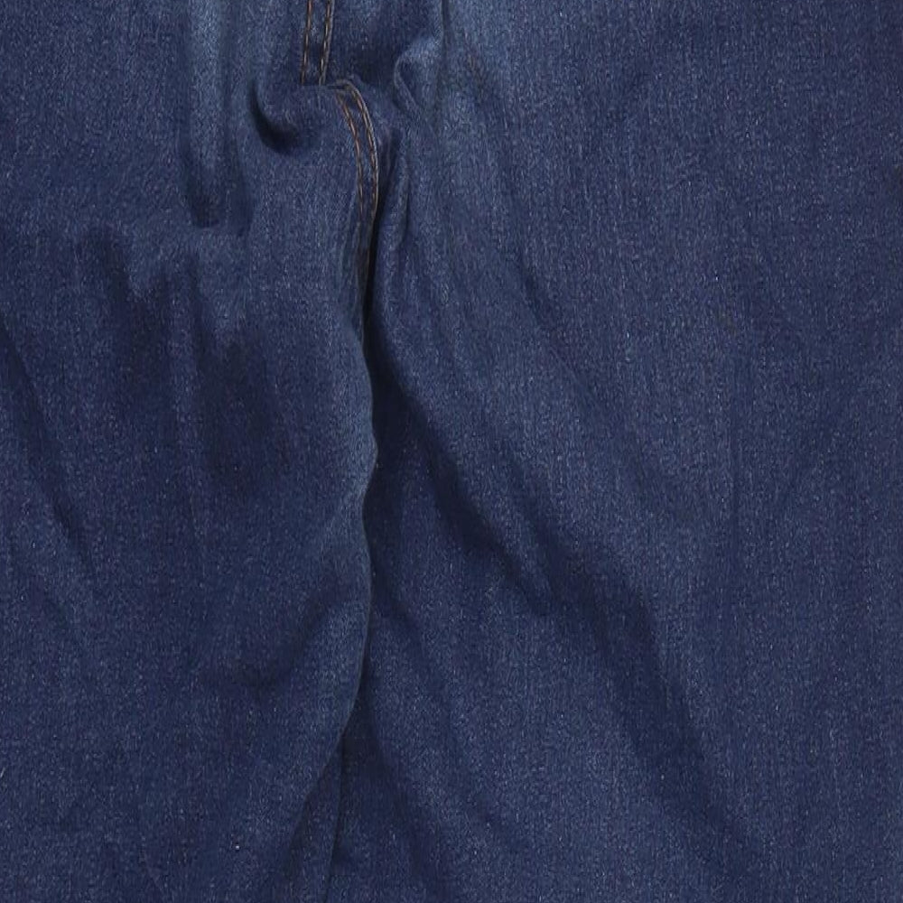 Denim Co Womens Blue Denim Straight Jeans Size 14 L28 in