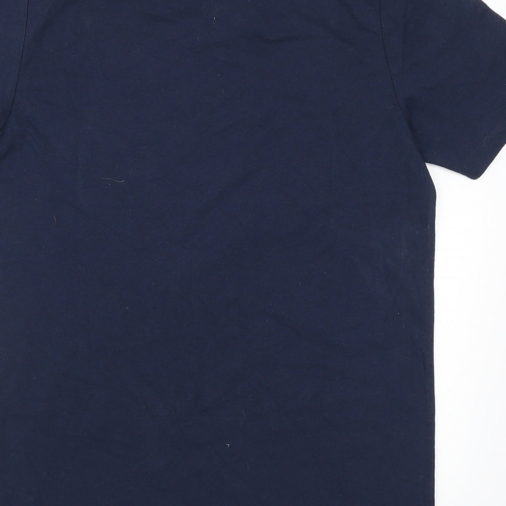 Avenue Mens Blue T-Shirt Size S - Eat Sleep Turkey Repeat