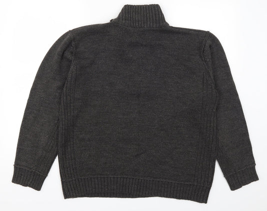 Cedar Wood State Mens Grey Pullover Jumper Size L