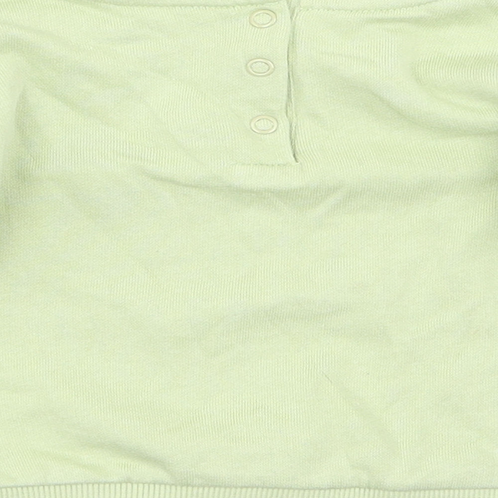 Asda George Girls Green Pullover Jumper Size 3-6 Months