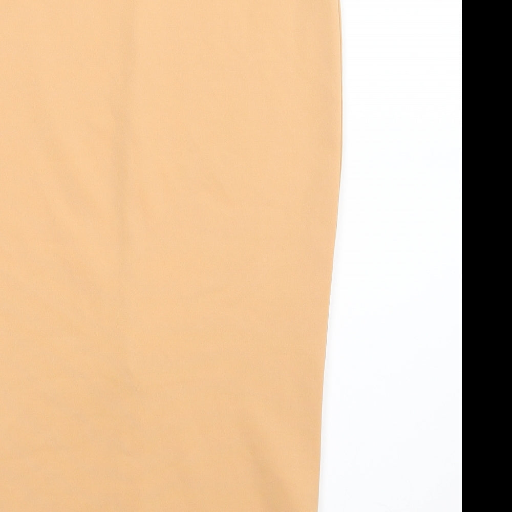 Missguided Womens Beige Straight & Pencil Skirt Size 8