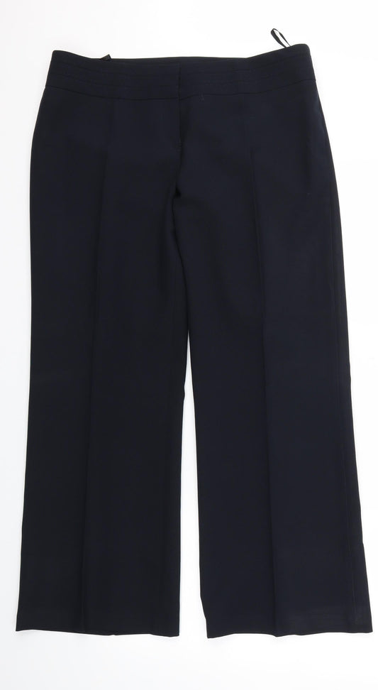 Womens UK Size 36 in F&F Regular Fit Blue Trousers