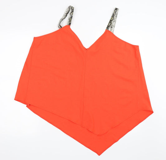 George Womens Red Basic Blouse Size 20