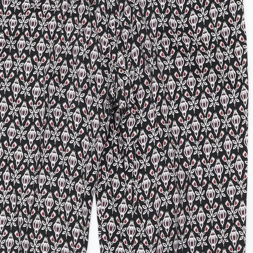 Womens UK Size 10 Atmosphere Regular Fit Capri Black Trousers