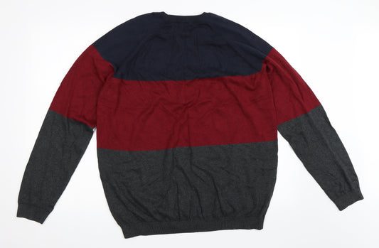 ACW85 Mens Grey Pullover Jumper Size L