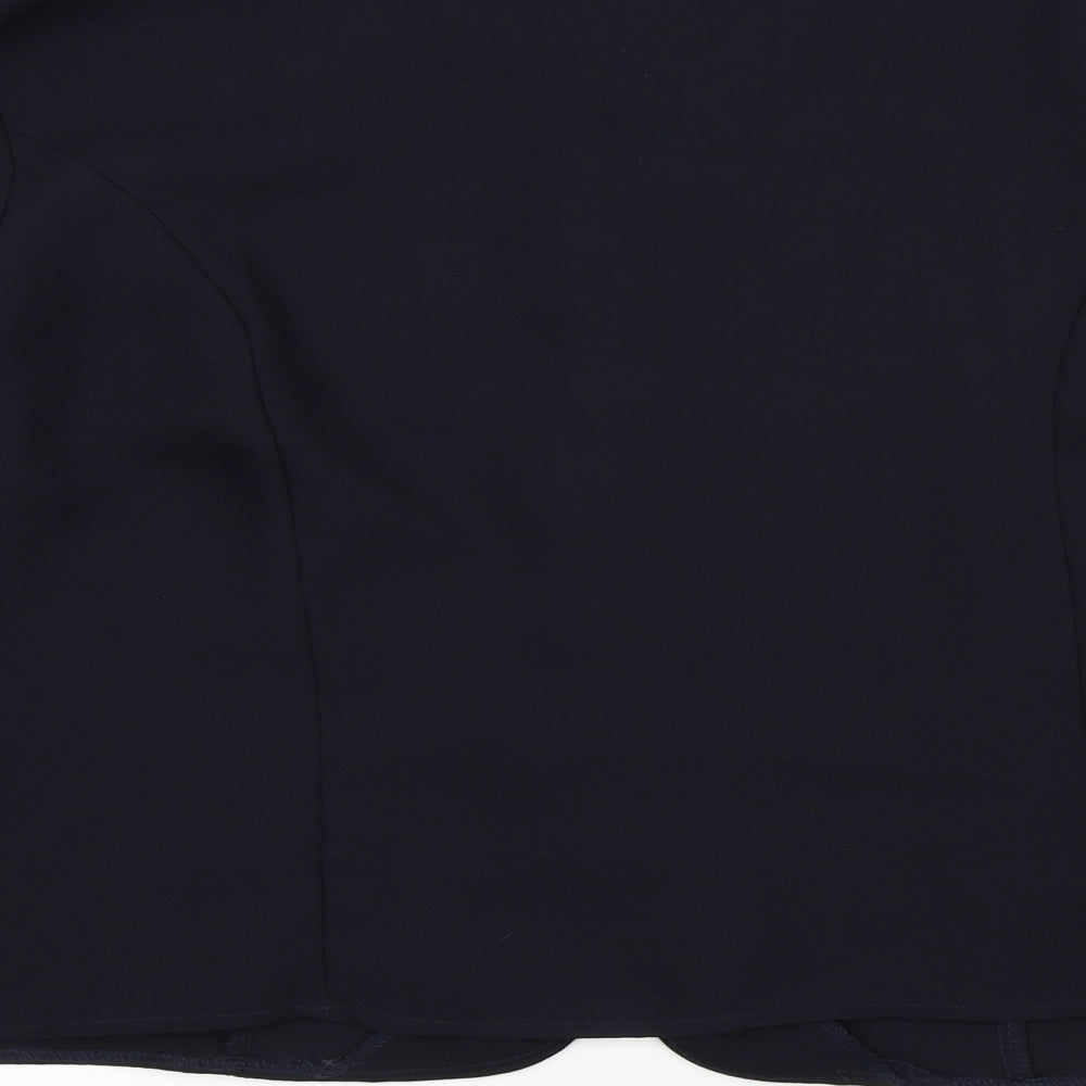 Womens UK Size 18 Berkertex Blue Basic Button-Up