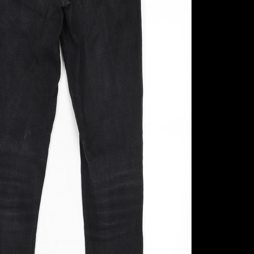 Primark Womens Black Denim Jegging Jeans Size 10 L28 in