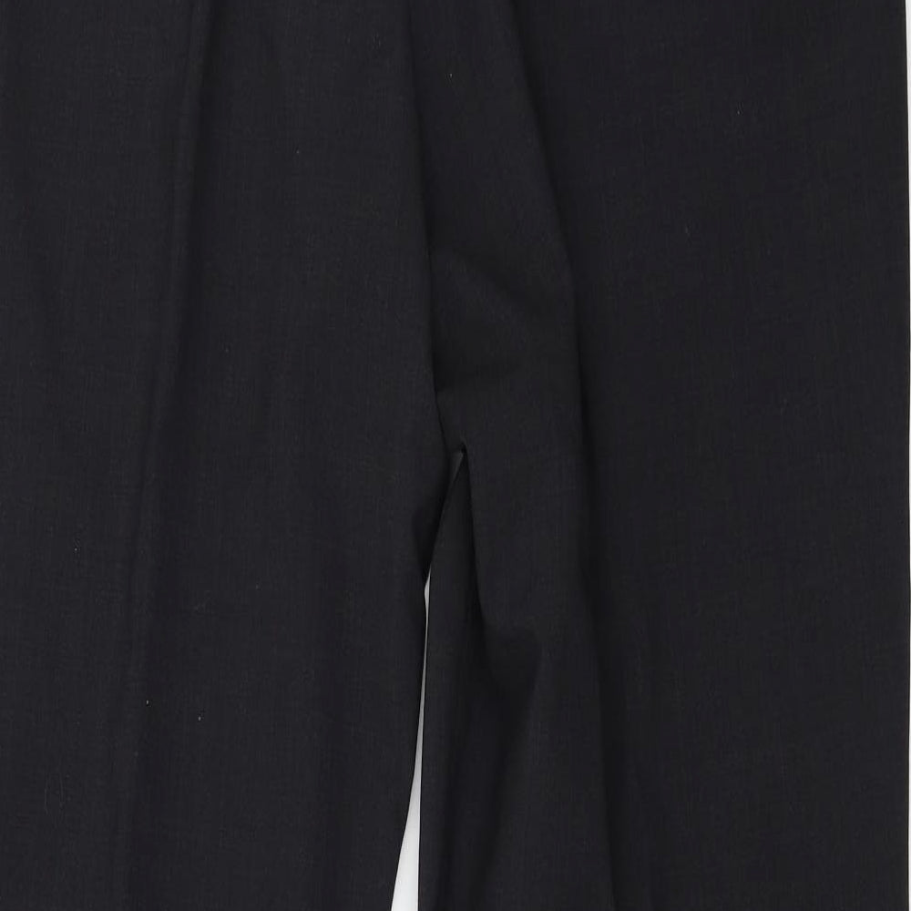 Preworn Mens Black Trousers Size 42 in L28 in