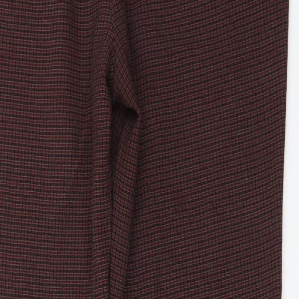 NEXT Womens Red Trousers Size 12 L23 in