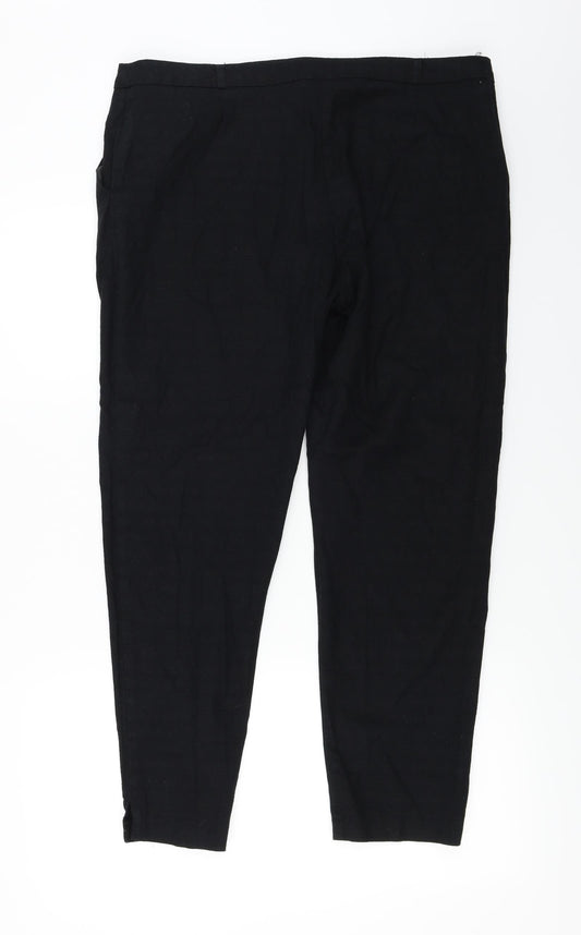 George Womens Black Trousers Size 34 in L24 in