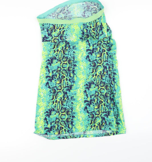 Matalan  Womens Green Animal Print  Bandage Skirt Size 14