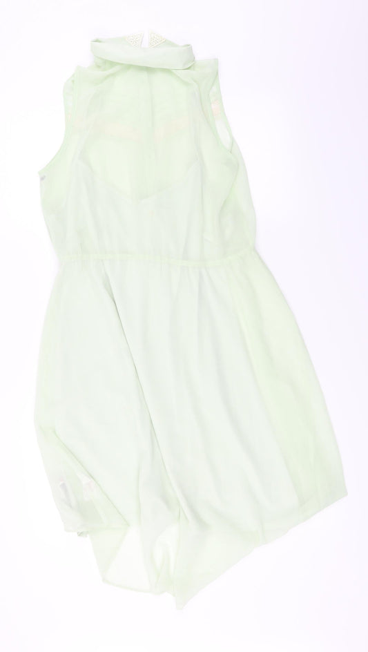 Atmosphere Womens Green A-Line Size 12