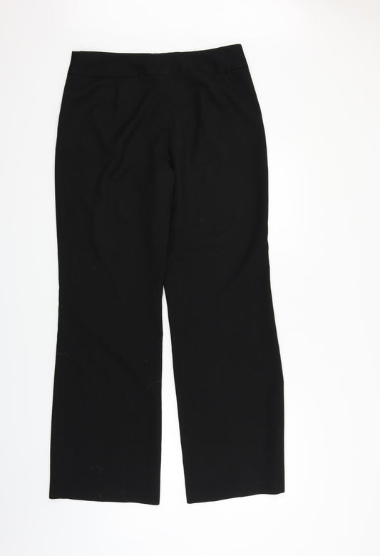 New Look Womens Black Trousers Size 12 L29 in