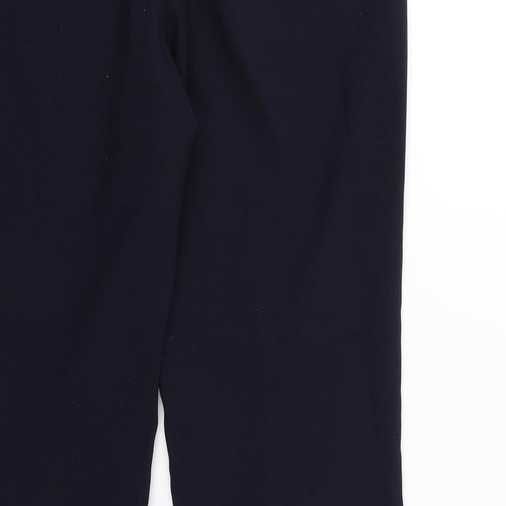 Womens UK Size 10 M&Co Regular Fit Blue Trousers