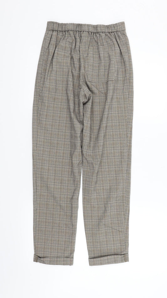 Womens UK Size XS Light before Dark Regular Fit Beige Trousers