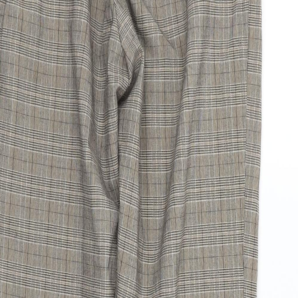 Womens UK Size XS Light before Dark Regular Fit Beige Trousers