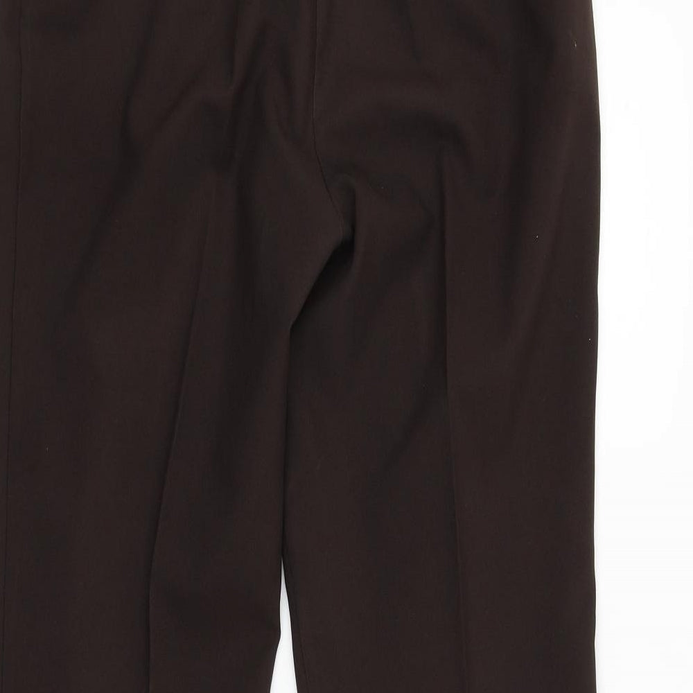 Matalan Womens Brown Trousers Size 12 L23 in
