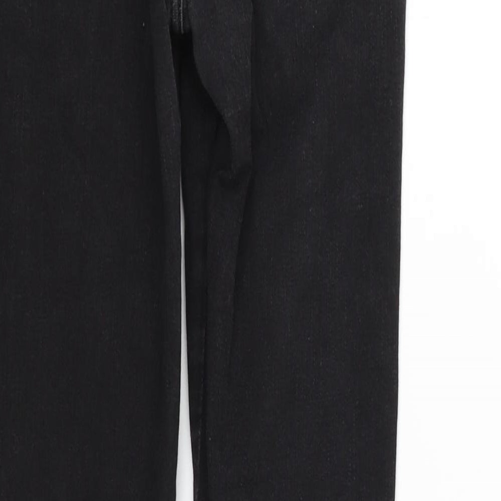Miss Selfridge Womens Black Trousers Size 8 L27 in