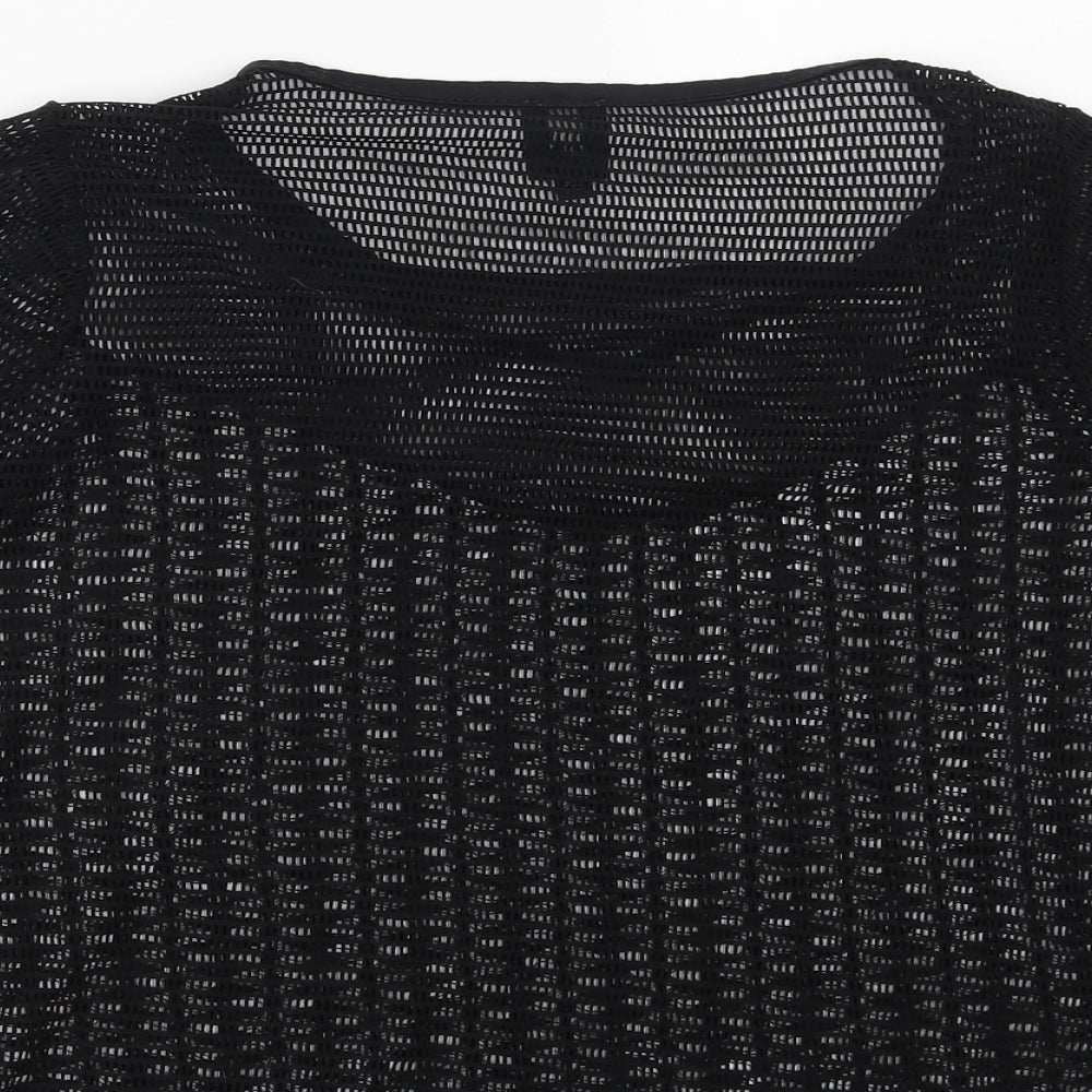 Womens UK Size 8 River Island Black Basic Blouse