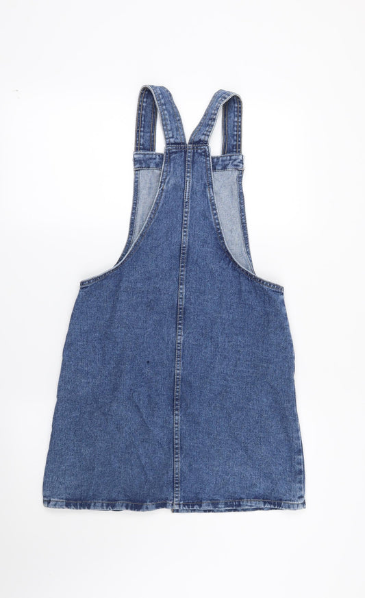 Denim CO Womens Blue Pinafore/Dungaree Dress Size 6