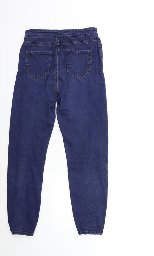 Denim & Co. Womens Blue Denim Skinny Jeans Size 14 L23 in