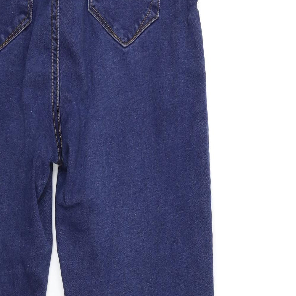 Denim & Co. Womens Blue Denim Skinny Jeans Size 14 L23 in