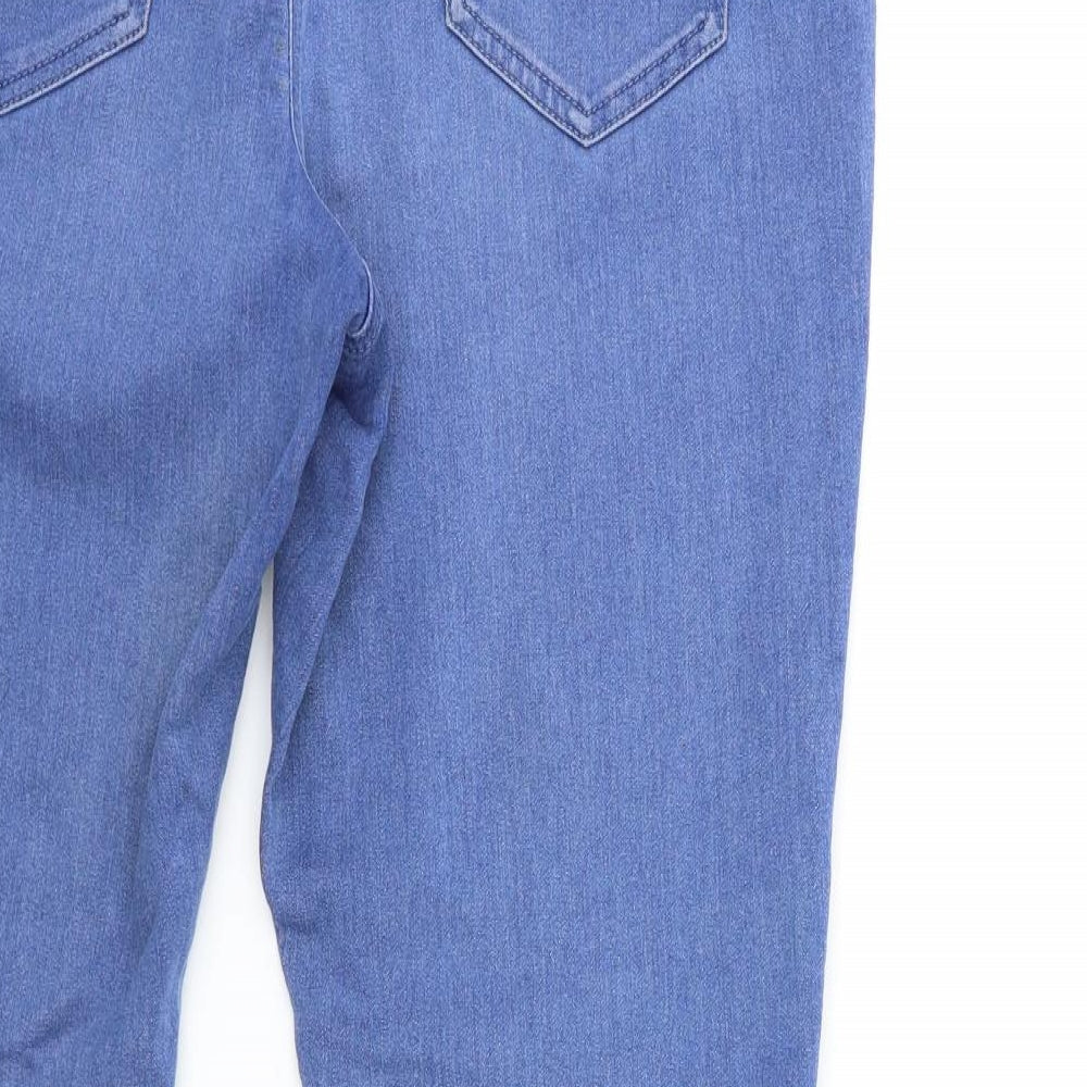 Bonmarché Womens Blue Denim Skinny Jeans Size 14 L29 in