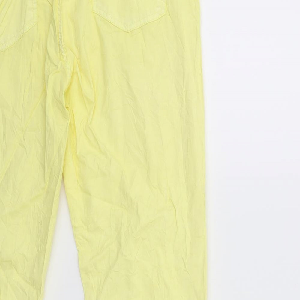 Angels Womens Yellow Trousers Size 34 in L27 in