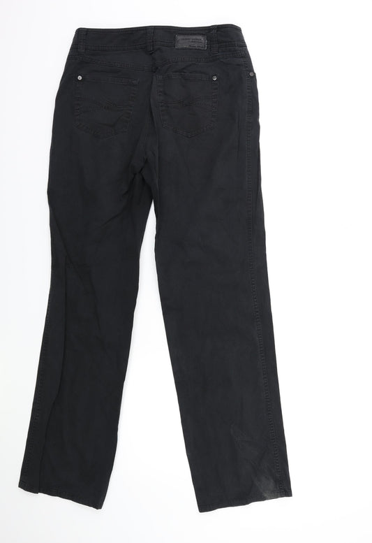 Womens UK Size 12 Gerry Weber Regular Fit Cargo Black Trousers