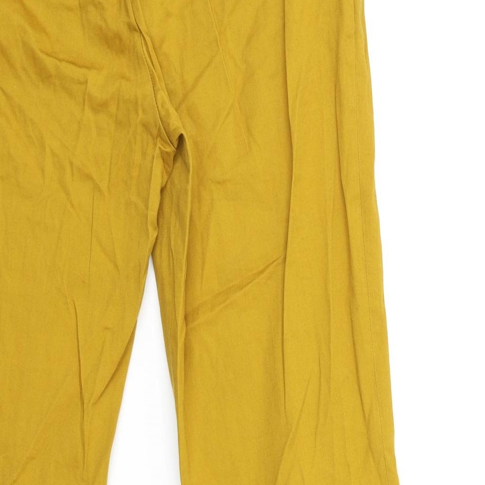 Womens UK Size 12 H&M Regular Fit Brown Trousers