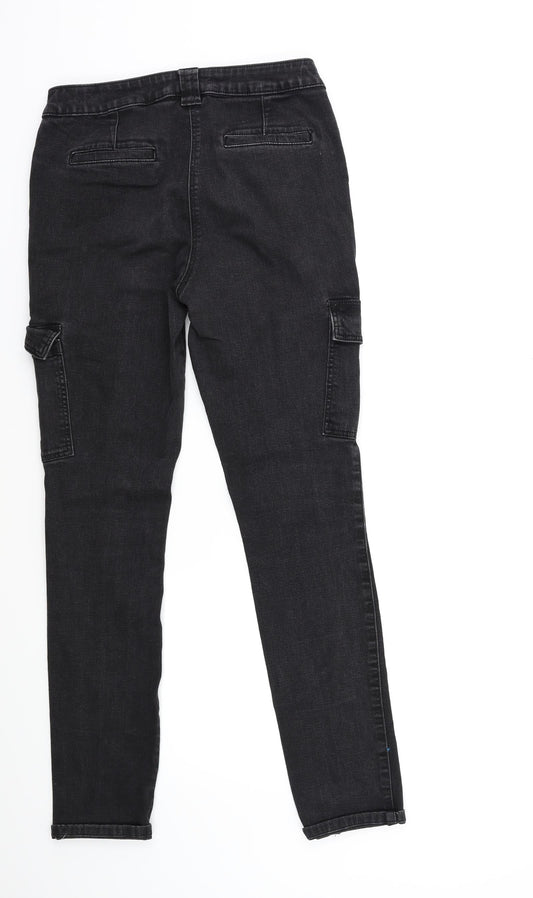 NEXT Womens Black Denim Skinny Jeans Size 10 L28 in